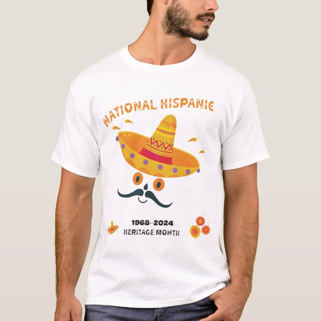 Eine Hommage an die spanisch-amerikanische Kultur T-Shirt (Vorderseite)
