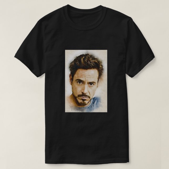 Eine Hommage an Robert Downey Jr. T-Shirt (Design vorne)