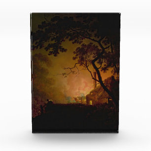 Eine Hütte in der Nacht, Joseph Wright von Derby Fotoblock