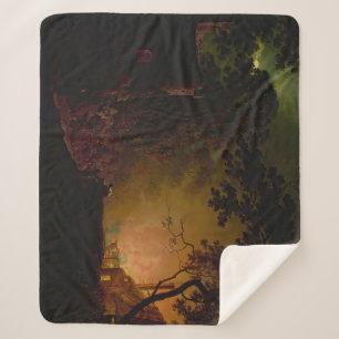 Eine Hütte in der Nacht, Joseph Wright von Derby Sherpadecke