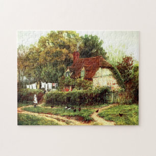 Eine Hütte von Helen Allingham in Hambledon Puzzle