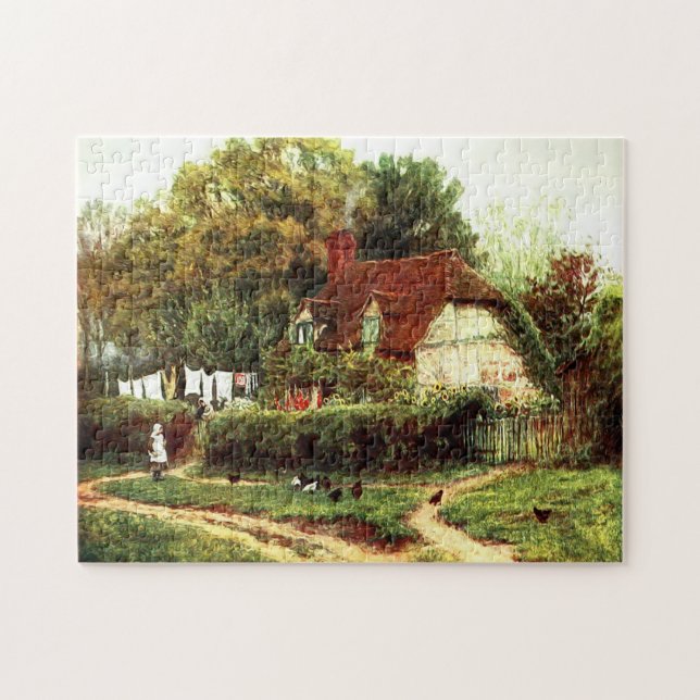 Eine Hütte von Helen Allingham in Hambledon Puzzle (Horizontal)