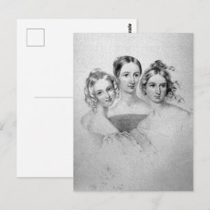 Eine Illustrierte Erkundung der Schönheit von Frau Postkarte
