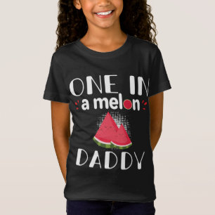 Eine in einem Melon Daddy Funny Watermelon Familie T-Shirt