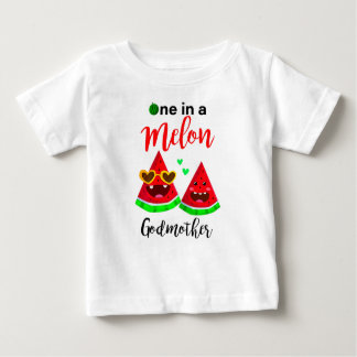 Eine in einem Melon Godmatt Wassermelone Niedlich Baby T-shirt
