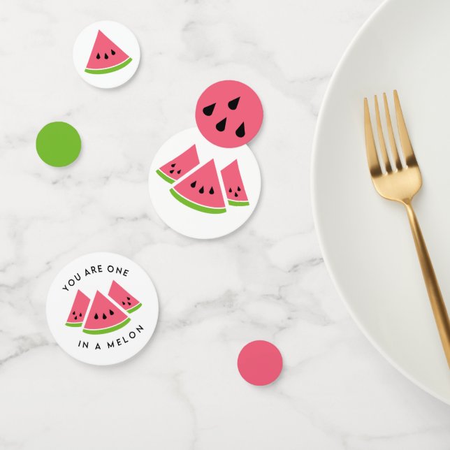 Eine in einem Melon Konfetti (Gruppe)