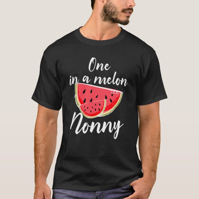 Eine in einem Melon Nonny Waterlemon Sommerurlaub  T-Shirt (Vorderseite)