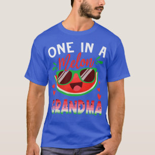 Eine in einem Melon Oma Watermelon Familie Matchin T-Shirt