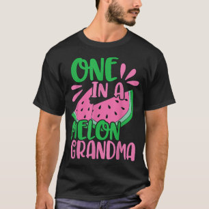 Eine in einem Melon Oma Watermelon Rosa Großmutter T-Shirt