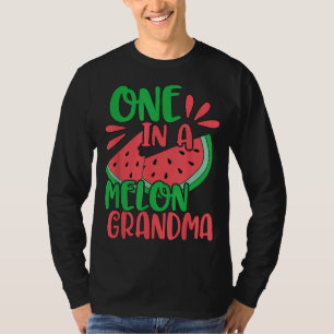 Eine in einem Melon Oma Watermelon Rote Großmutter T-Shirt