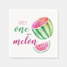 Eine in einem Melon Tropical Watermelon Wasserfarb