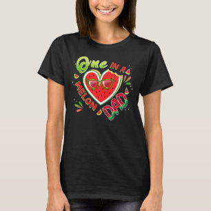 Eine in einem Melon Vater Geburtstagsfamilie, die T-Shirt