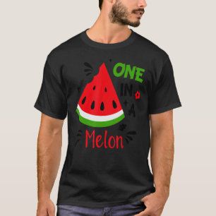 Eine in einem Melon Watermelon Hallo Sommer Frauen T-Shirt