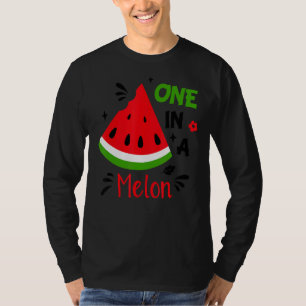 Eine in einem Melon Watermelon Hallo Sommer Frauen T-Shirt
