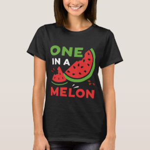 Eine in einem Melon Watermelon Niedliche Spaß Somm T-Shirt