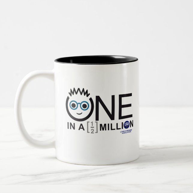 Eine in einer halben Million - zweiteilige Kaffee- Zweifarbige Tasse (Links)
