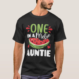 Eine in einer Melon Auntie Niedlich Watermelon Som T-Shirt