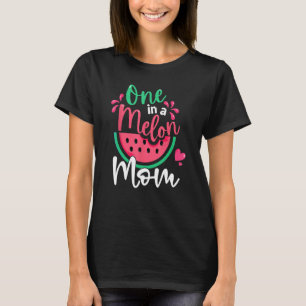 Eine in einer Melon-Mama Geburtstag Matching Water T-Shirt