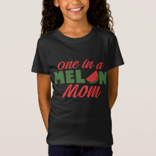 Eine in einer Melon-Mama Mutter Mamas Wassermelone T-Shirt