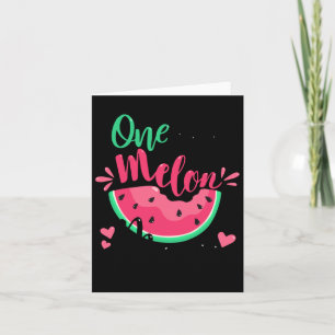 Eine in einer Melon-Mama Sommer Geburtstagsparty M Karte