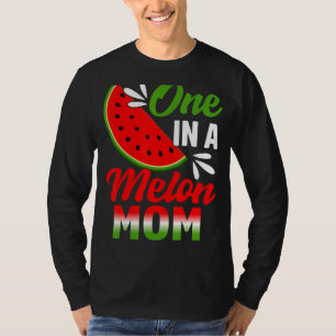 Eine in einer Melon-Mama Wassermelone Familie Gebu T-Shirt