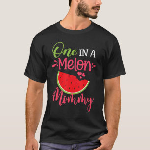 Eine in einer Melon Mommy Watermelon Familie Gebur T-Shirt
