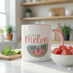 Eine in einer Melon-Tasse Tasse