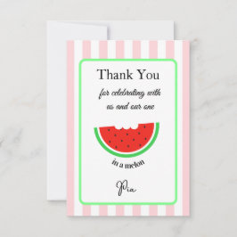 Eine in einer Melone Dankeskarten Kinder Geburtsta Dankeskarte
