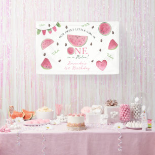 Eine in einer Melone Süße Wassermelonen-Mädchen 1. Banner