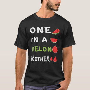 Eine in Melon Brother Funny Watermelon Familienmat T-Shirt