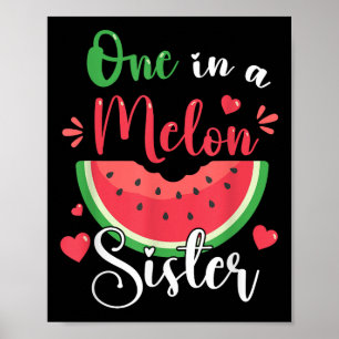 Eine in Melon Sister Summer Birthday Party Matchi Poster