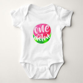 Eine in Melon Sweet Summer Watermelon Baby Strampler