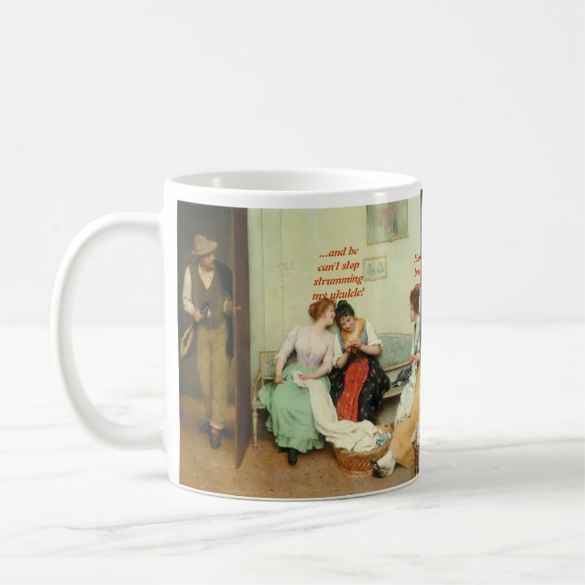 Eine indiskrete Ukulele-Leistungs-Kritik ........ Tasse (Links)