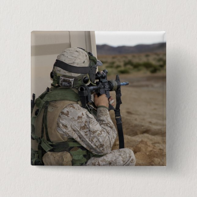 Eine Infanterie Button (Vorderseite)