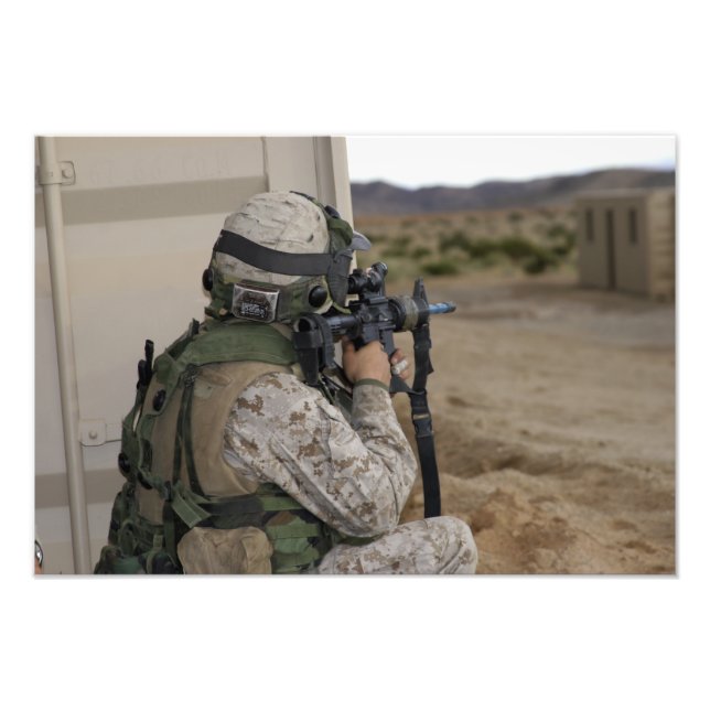 Eine Infanterie Fotodruck (Vorne)