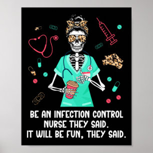 Eine Infektionskrankheit Kontrolle Nurse Infektion Poster
