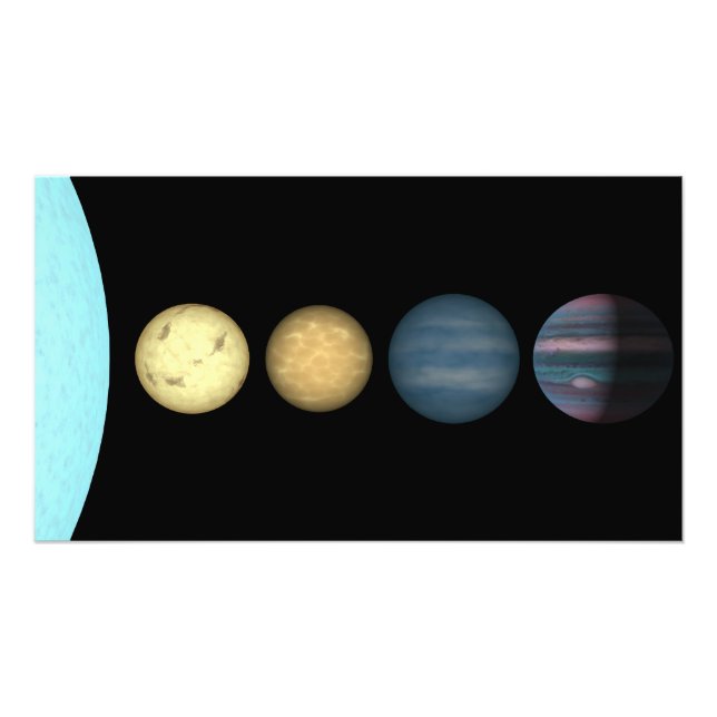 Eine Interpretin vergleicht braune Zwerge 2 Fotodruck (Vorne)