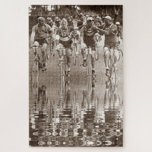 Eine intime Darstellung der Tour de France 1920er Puzzle