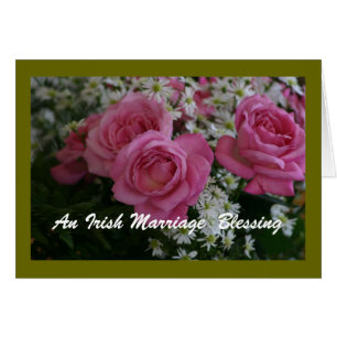 Eine irische Heirat-Segen-Karte