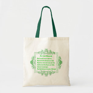 Eine irische Segen-Tote-Tasche Tragetasche