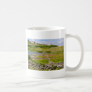 Eine irische Steinmauer Kaffeetasse