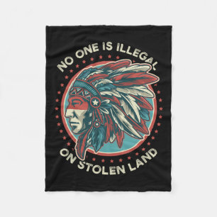 Eine ist illegal gegen gestohlenes Land und gegen Fleecedecke
