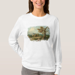 Eine Italianate Fluss-Landschaft mit Reisenden T-Shirt