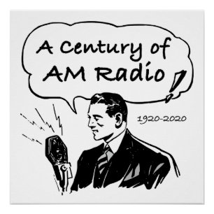 Eine Jahrhundertwende am Radio Poster