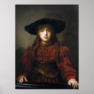 Eine jüdische Braut - Rembrandt - 1641 Poster