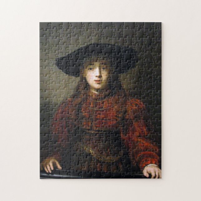 Eine jüdische Brücke - Rembrandt - 1641 Puzzle (Vertikal)