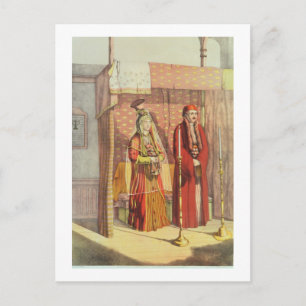 Eine jüdische Ehe, eingraviert von Charles Parsons Postkarte