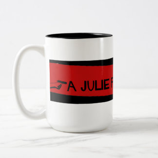 Eine Julie Page Mystery-Tasse Zweifarbige Tasse