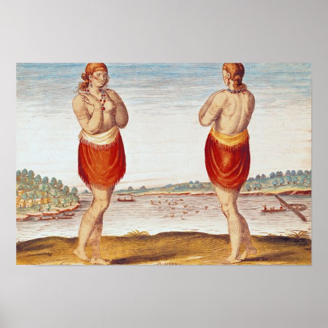 Eine junge Noblefrau aus Secoton Poster (Vorne)