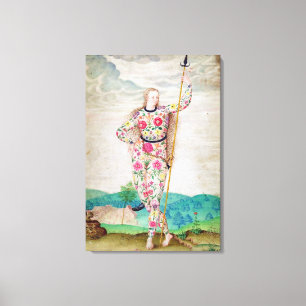 Eine junge Tochter des Picts, c.1585 (w/c und gou Leinwanddruck